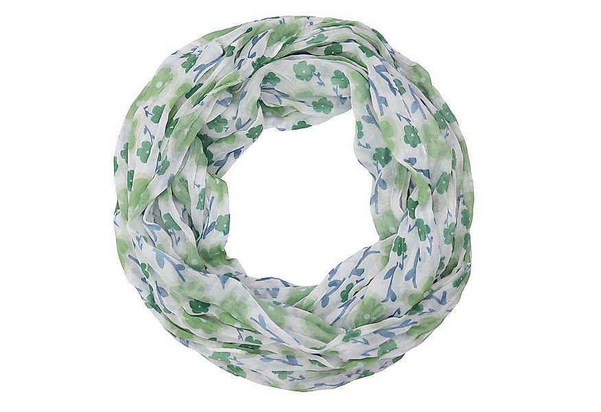 MIRROSI Loop Damen Schal mit Blumen Muster, Weich, Schlauchschal, (ca.45x75 günstig online kaufen