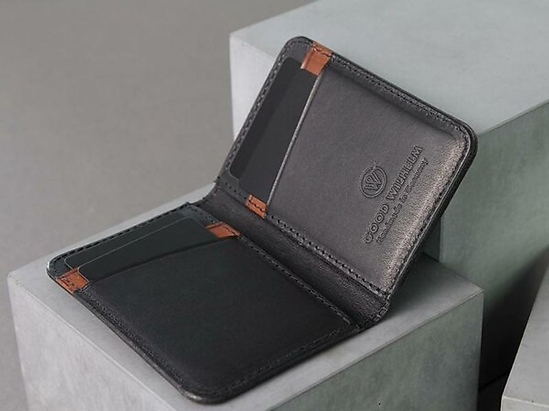 Klassische Bi-fold Geldbörse Mit Rfid Schutz - Vachetta Leder - Made In Ger günstig online kaufen