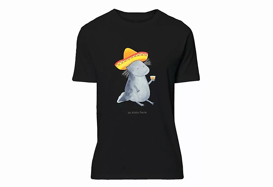 Mr. & Mrs. Panda T-Shirt Axolotl Tequila - Schwarz - Geschenk, Mexiko, Shir günstig online kaufen