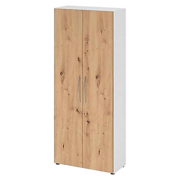 bümö Aktenschrank basic Aktenschrank Dekor: Weiß/Asteiche günstig online kaufen