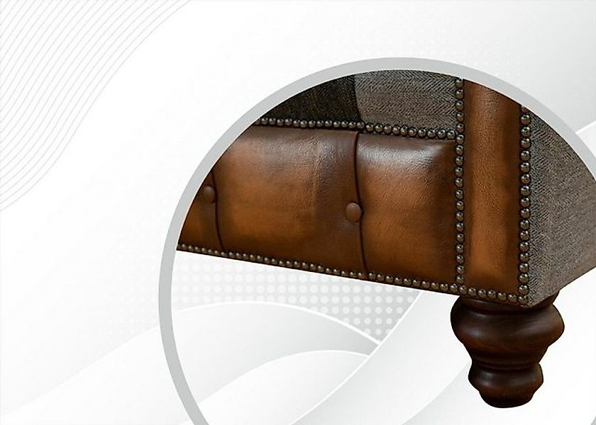 JVmoebel Chesterfield-Sofa Chesterfield Sofa hochwertig handgefertigt massi günstig online kaufen
