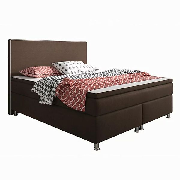 interbed Boxspringbett King Size 180x200 cm 7 Zonen Taschenfederkern Matrat günstig online kaufen