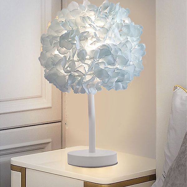 YINDN Tischleuchte Weiße Petalen Nachttischleuchte, Blumen-Tischlampe, günstig online kaufen