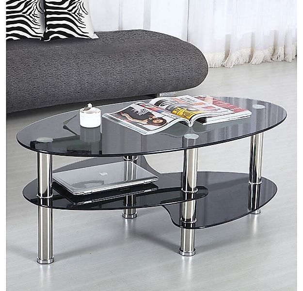 JEOBEST Couchtisch Couchtischen Beistelltisch für Wohnzimmer, Glastisch, Tr günstig online kaufen
