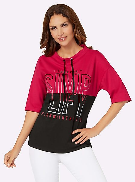 Inspirationen Stehkragenshirt "Druck-Shirt" 1 Stk. tlg. günstig online kaufen