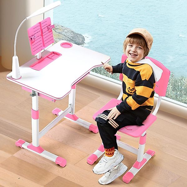 LETGOSPT Kinderschreibtisch Ergonomischer Schreibtisch für Kinder günstig online kaufen