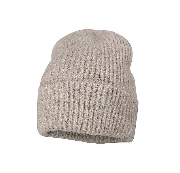 CAPO Strickmütze Dezente Melange-Töne, Grobstrick günstig online kaufen