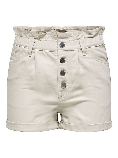 ONLY Paperbag- Shorts Damen Beige günstig online kaufen