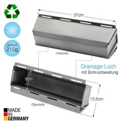 BigDean Blumenkasten Paletten-Einsatz zum Einhängen 37cm günstig online kaufen