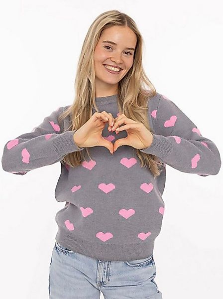 Zwillingsherz Strickpullover "Herz" mit Herzmotiv, Rundhalsausschnitt günstig online kaufen