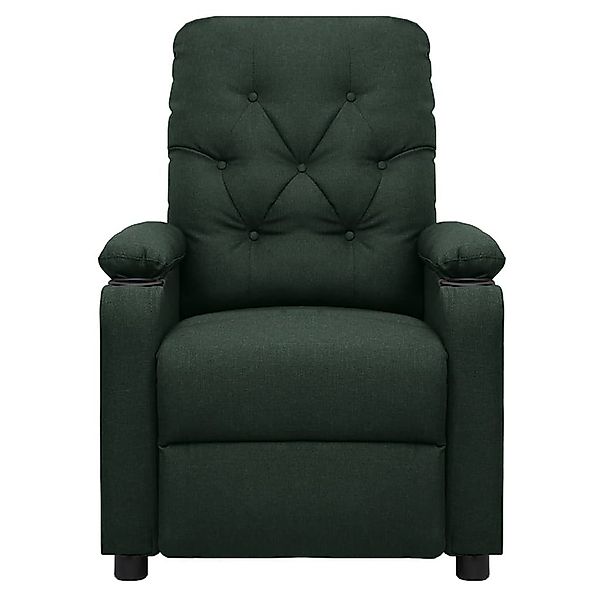 vidaXL Sessel Aufstehsessel Dunkelgrün Stoff (1-St) günstig online kaufen