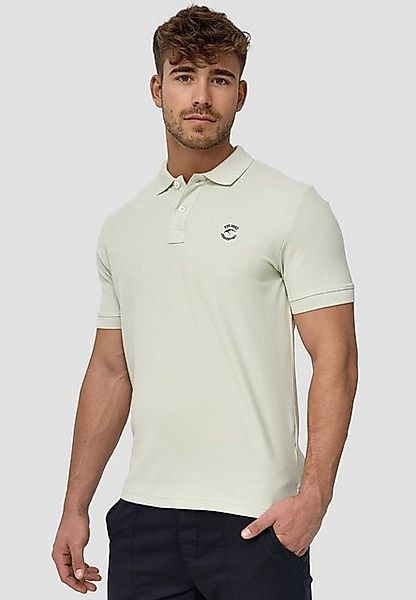 Indicode Poloshirt Wadim mit feiner Logo-Stickerei auf der Brust günstig online kaufen