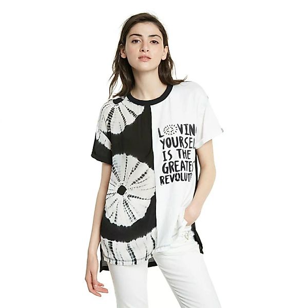 Desigual Bolonia Kurzärmeliges T-shirt M White günstig online kaufen