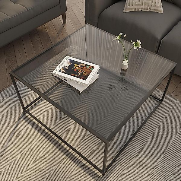 LuxusKollektion Couchtisch Runder Couchtisch Glastisch Schwarz günstig online kaufen