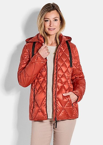 GOLDNER Outdoorjacke Winterjacke mit Metallic-Glanz Kapuzenjacke mit Stehkr günstig online kaufen