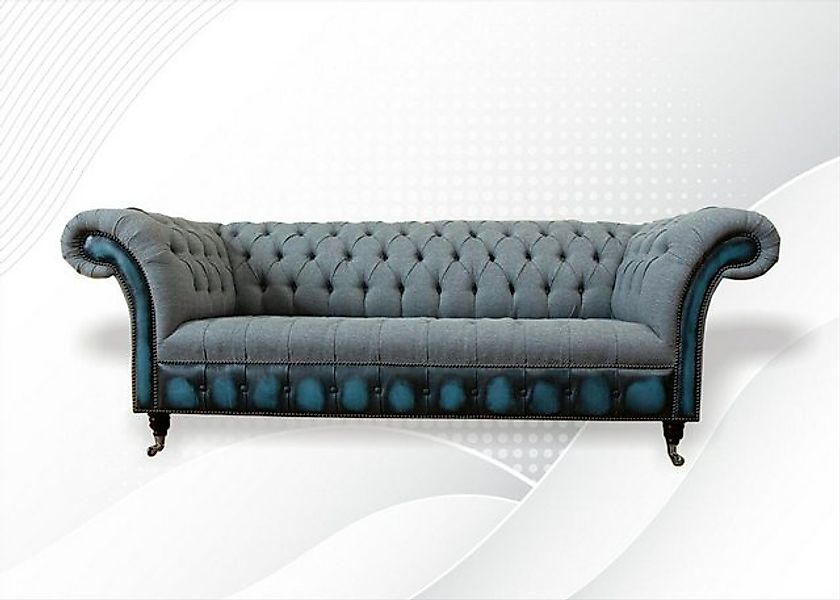 JVmoebel Chesterfield-Sofa Chesterfield Sofa hochwertig manuell gefertigt m günstig online kaufen