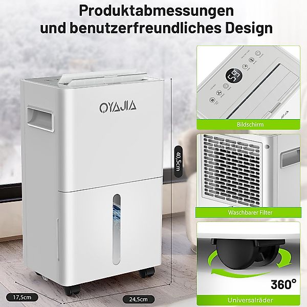 kehot Luftreiniger Luftentfeuchter mit WLAN App, günstig online kaufen