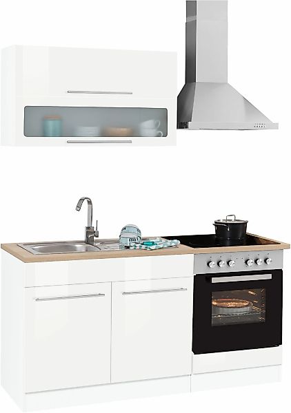 KOCHSTATION Küchenzeile »KS-Eton«, mit E-Geräten, Breite 160 cm günstig online kaufen