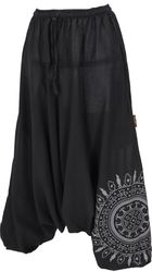 Guru-Shop Relaxhose Haremshose Pluderhose,Pumphose mit Mandala,.. günstig online kaufen