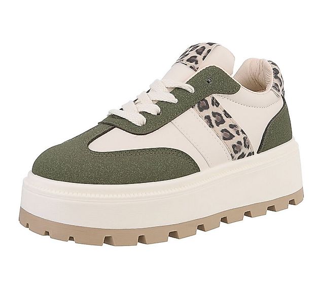 Ital-Design Damen Low-Top Freizeit Sneaker (88828660) Keilabsatz/Wedge Snea günstig online kaufen