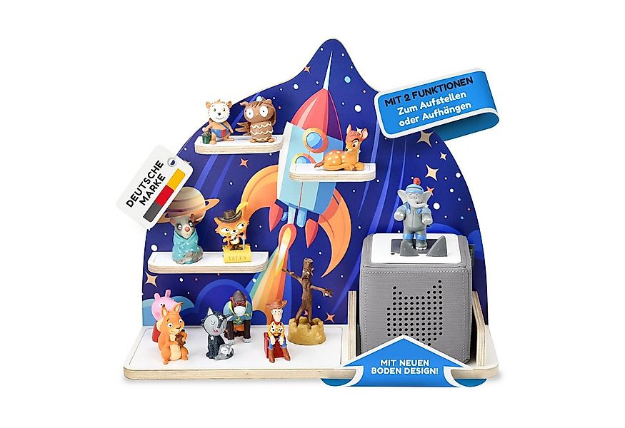 stadtecken Kinderregal Rakete mittel, Regal für die Toniebox und ca. 35 Ton günstig online kaufen