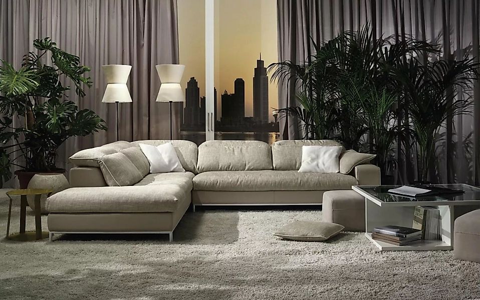 JVmoebel Ecksofa Design Ecksofa L-form Modern Sofas Textile Couch Wohnzimme günstig online kaufen