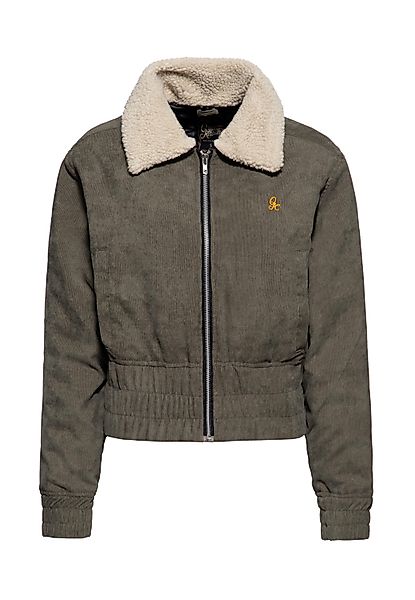 QueenKerosin Winterjacke QK (1-St) mit Sherpa-Kragen günstig online kaufen