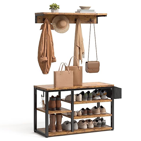 Bealife Garderoben-Set,2 Set, Wandgarderobe und Schuhregal günstig online kaufen