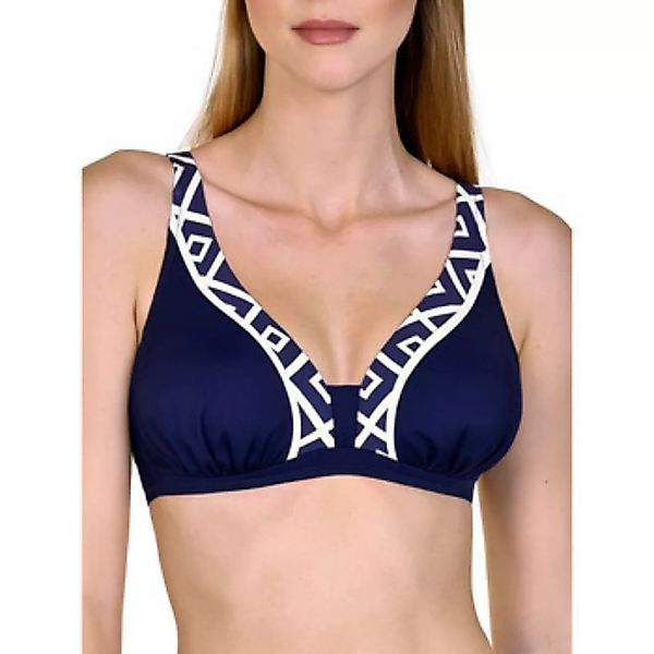 Lisca  Bikini Ober- und Unterteile Bügel-Badeanzug-Oberteil Costa Rica blau günstig online kaufen