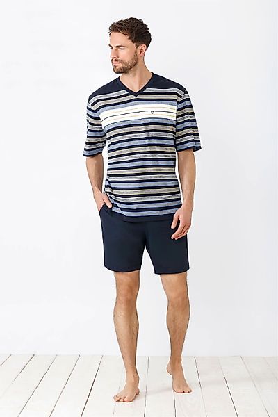 Hajo Schlafanzug Herren Shorty, Klima-Komfort günstig online kaufen
