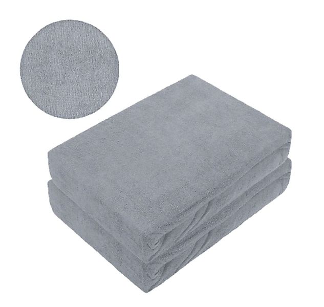 EXKLUSIV HEIMTEXTIL Spannbettlaken Doppelpack Marke Frottee Spannbettlaken, günstig online kaufen