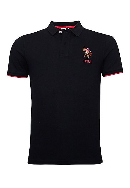 U.S. Polo Assn. Poloshirt Poloshirt Kurzarmshirt bunter Poloreiter (1-tlg., günstig online kaufen