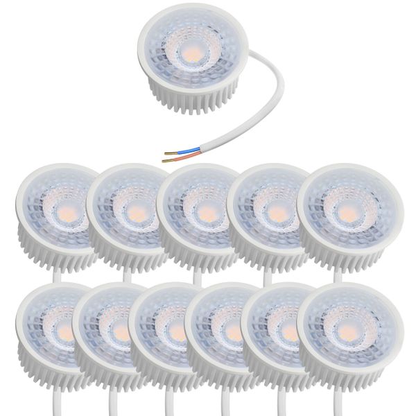 Oktaplex LED Modul Dimmbar Nizza 9er Set Warmweiß 3000K 5W 380lm GU10 Ersat günstig online kaufen