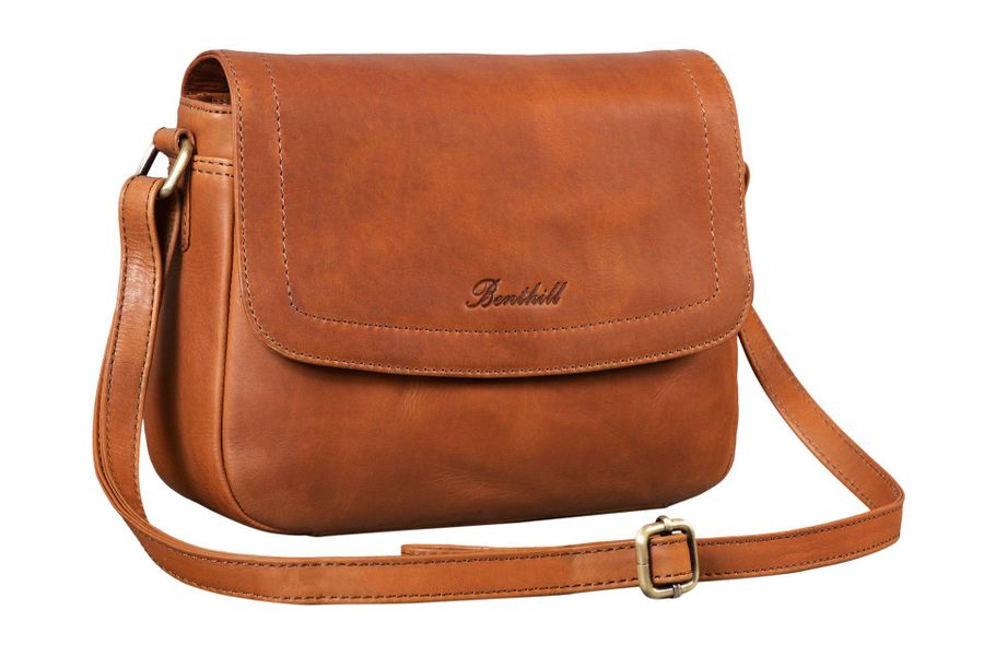 Benthill Umhängetasche Damen Echt Leder Handtasche günstig online kaufen