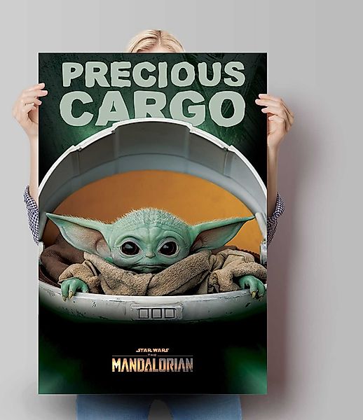 Reinders Poster "Poster The Mandalorian Baby Yoda", Serien, (1 St.) günstig online kaufen