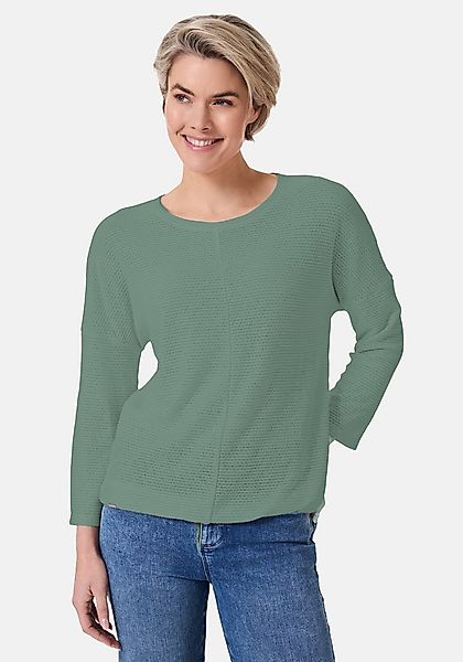 STOOKER WOMEN Sweatshirt STCLEA Sweatshirt 3/4-Arm Regular Fit Sweatshirt f günstig online kaufen