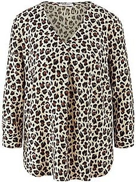 Bluse V-Ausschnitt Peter Hahn beige günstig online kaufen