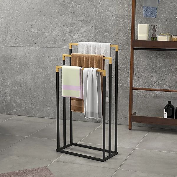 BlingBin Handtuchständer Handtücherhalter für Badezimmer, 3 günstig online kaufen