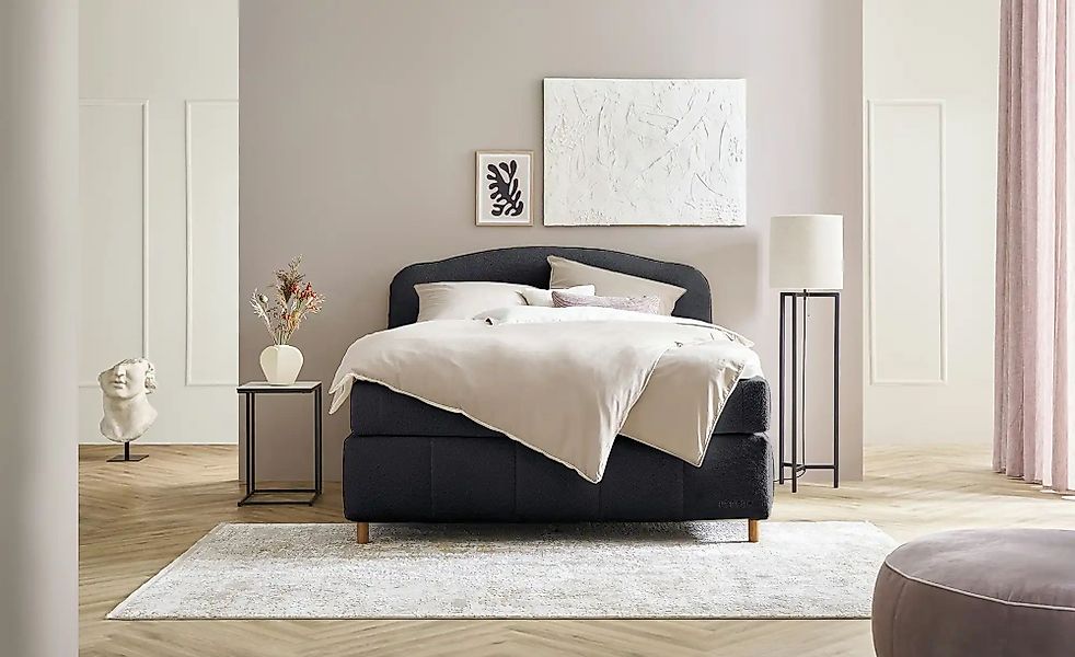 Jette Home Boxspringbett  Jette Cloud ¦ grau ¦ Maße (cm): B: 202 H: 132,5 B günstig online kaufen