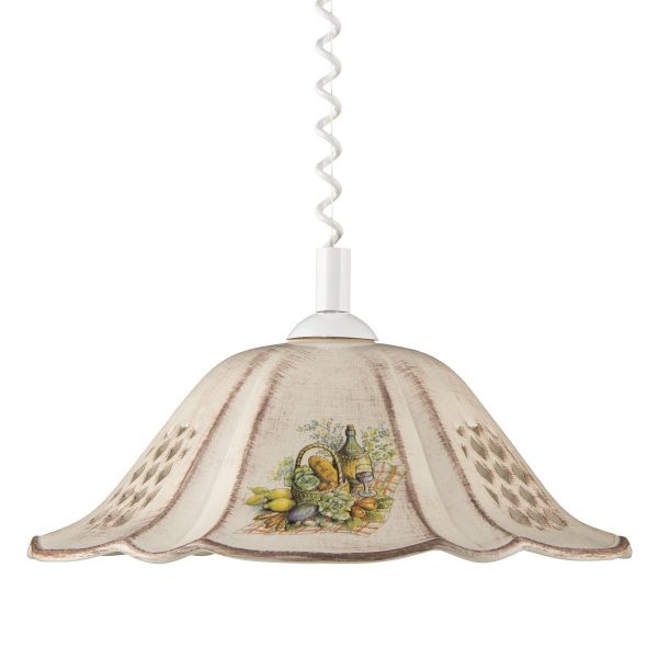 Helios Leuchten Pendelleuchte Küchenlampe Keramik, Keramiklampe, günstig online kaufen