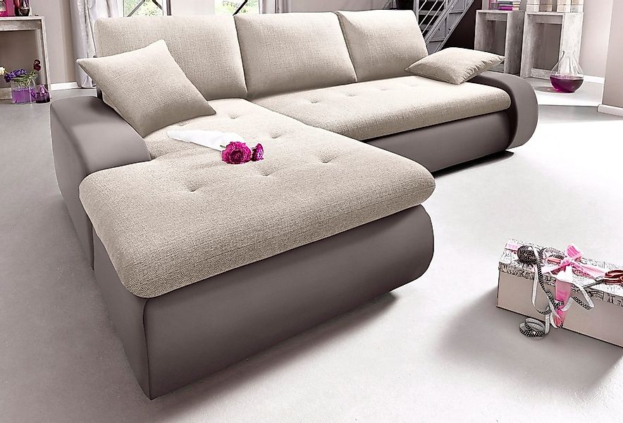 TRENDMANUFAKTUR Ecksofa »Indie, L-Form«, wahlweise XL oder XXL günstig online kaufen