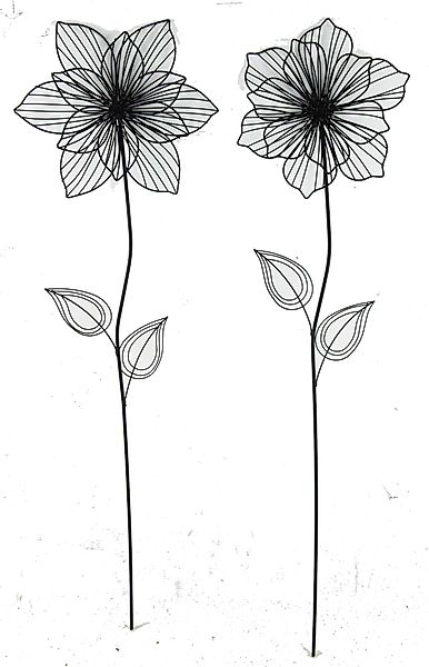 Posiwio Gartenstecker Beeindruckender Gartenstecker Blume Lili günstig online kaufen