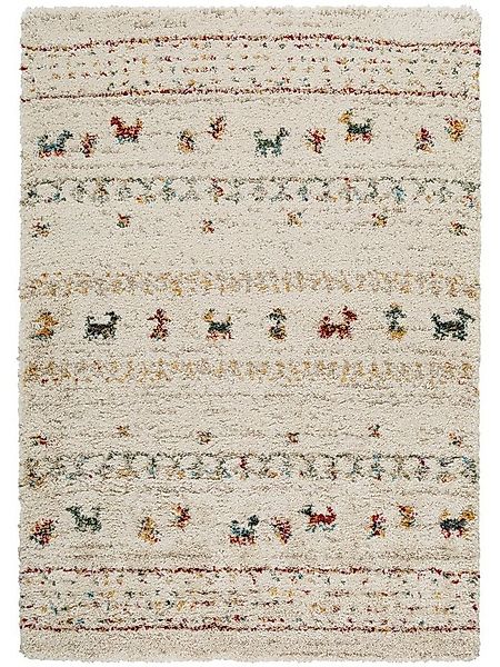 benuta Hochflor-Teppich Gobi, rechteckig, Höhe: 21 mm, Teppich Wohnzimmer, günstig online kaufen