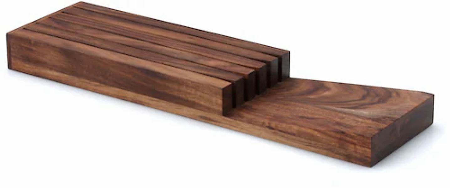 Continenta Messerblock 1 Stk. für Schublade, Akazie 39x11x3,5 cm günstig online kaufen