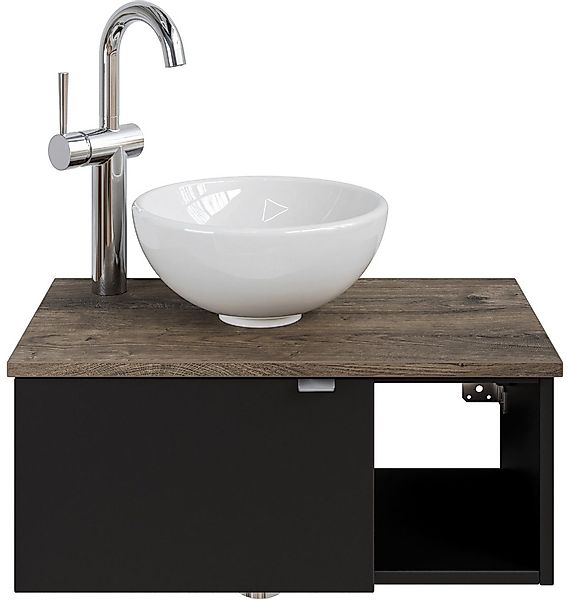 Saphir Waschtisch "Serie 6915 Waschschale mit Unterschrank für Gästebad, Gä günstig online kaufen