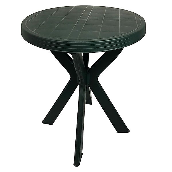 Mojawo Bistrotisch Kunststoff Ø70xH72cm Don Grün RUND Balkontisch Gartentis günstig online kaufen