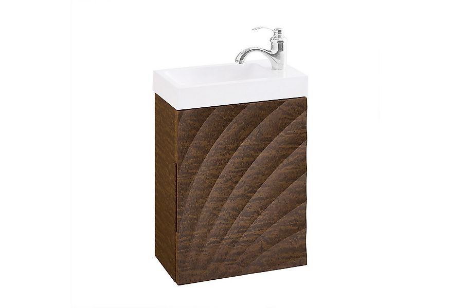 SoBuy Waschtisch BZR197, Waschbeckenunterschrank mit Waschbecken Badezimmer günstig online kaufen