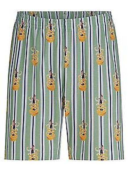 Kurze Schlafhose Mey Night grün günstig online kaufen