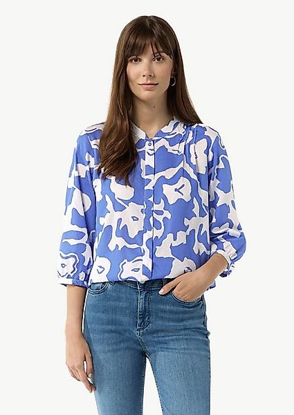 comma casual identity 3/4-Arm-Shirt Lyocellbluse mit Faltendetail und 3/4-Ä günstig online kaufen