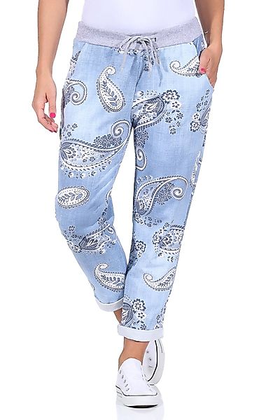 CLEO STYLE Jogginghose Jogginghose 91 Hellblau günstig online kaufen
